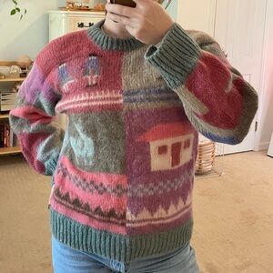 Vintage Angora Knit Sweater